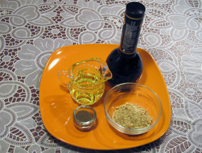 Фото продуктов для соуса греческого салата
