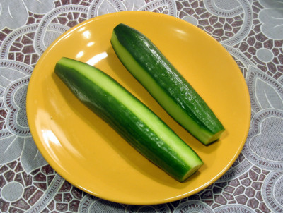Фото этапа приготовления салата из цветной капусты