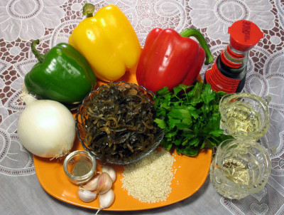 Салат из морской капусты — фото продуктов