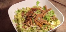 Постный салат с фасолью и сухариками рецепт с Постный салат с фасолью и сухариками рецепт с